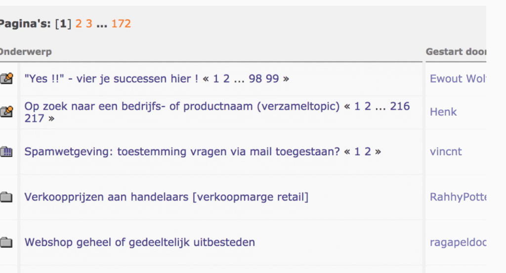E-Commerce Forums