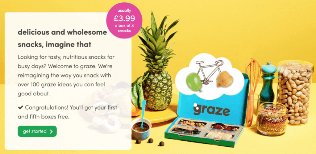 subscription-based model - graze