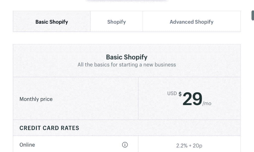 shopify competitive pricing