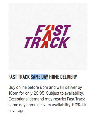 Argos's Fast Track