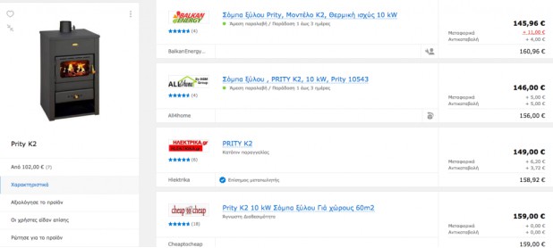 Price Comparison
