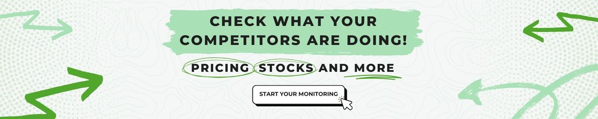 Prisync banner that says check what your competitors are doing